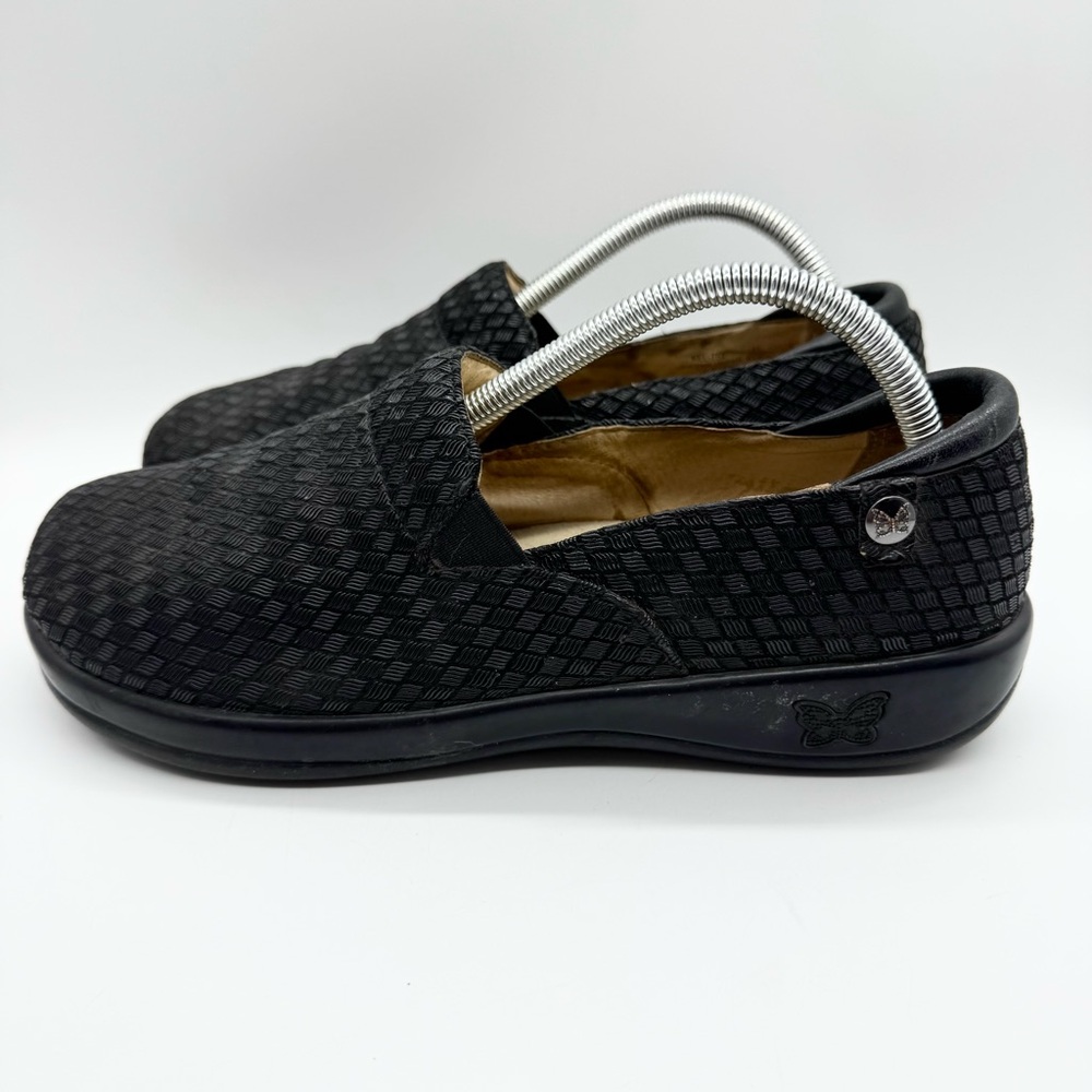 Alegria Keli Pro Waverly Woven Comfort Shoes Black Sz 41 Office Coastal Grandma - Picture 8 of 14